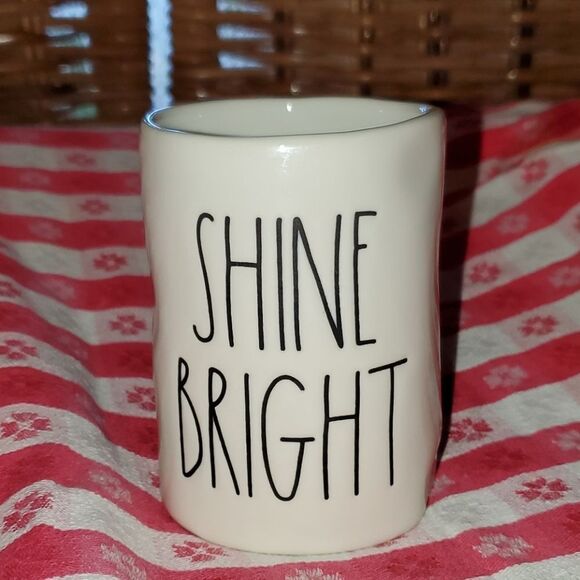 Rae Dunn by Magenta SHINE BRIGHT Mug Cup NEW - Picture 1 of 4